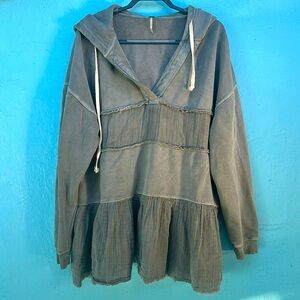 Free People hoodie sweatshirt beach wear